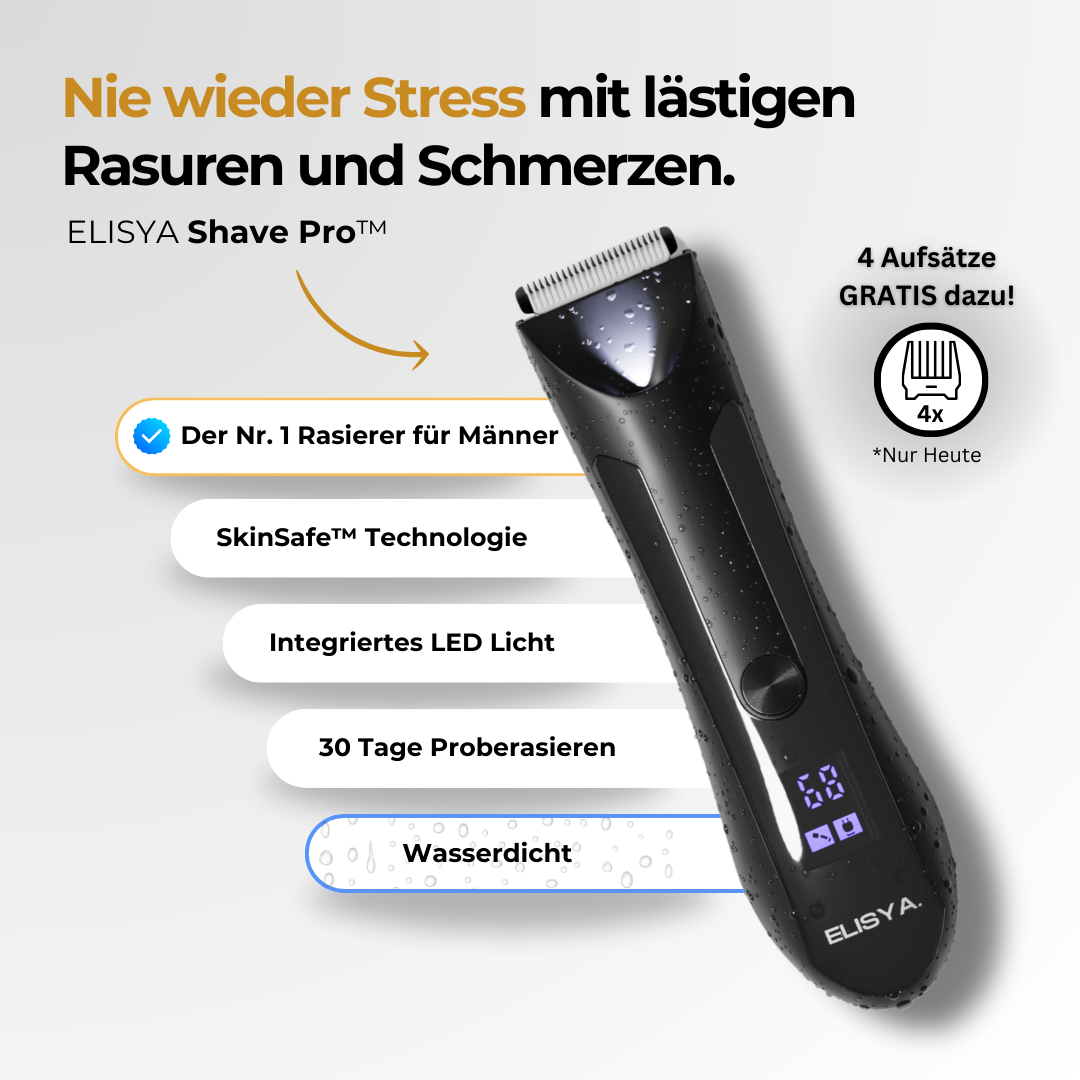 Shave Pro™ für die Intim- und Körperpflege